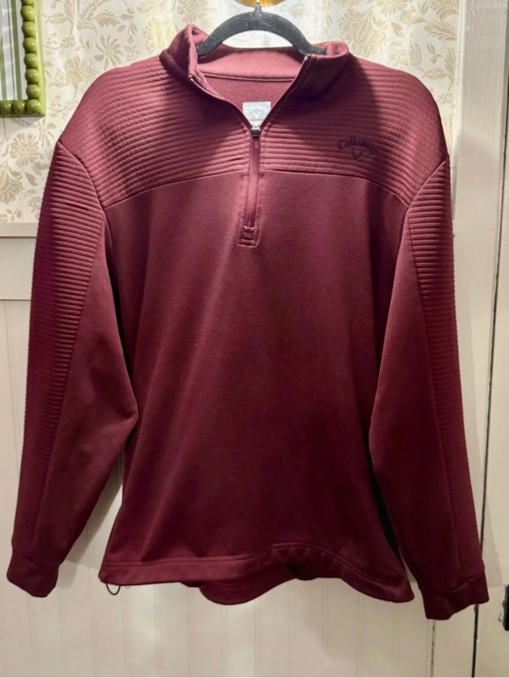 Callaway Men's Maroon Half-Zip Performance Pullover